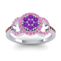 Statement Floral Pave Zirisa Ring