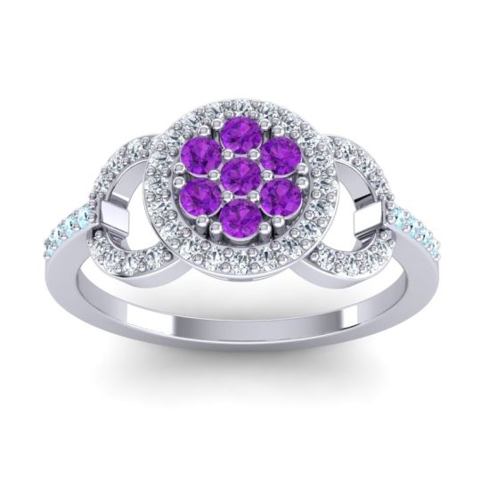 Statement Floral Pave Zirisa Ring