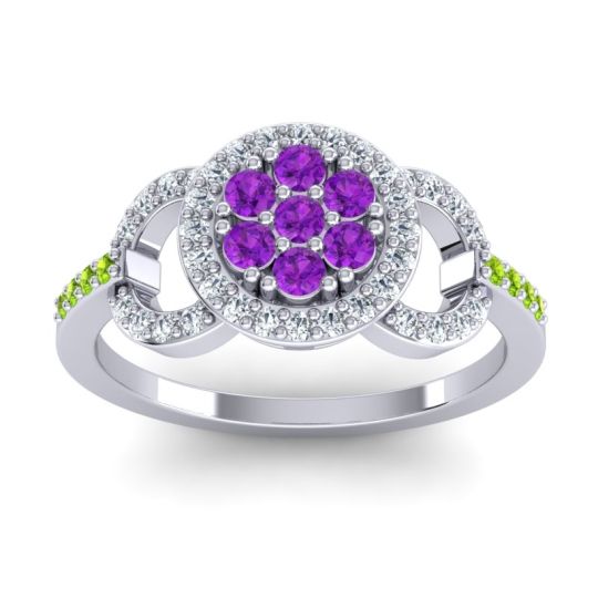 Statement Floral Pave Zirisa Ring