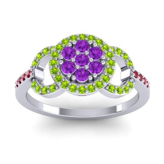 Statement Floral Pave Zirisa Ring