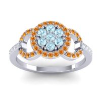 Statement Floral Pave Zirisa Ring