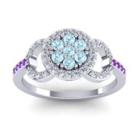 Statement Floral Pave Zirisa Ring