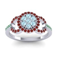 Statement Floral Pave Zirisa Ring