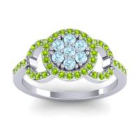Statement Floral Pave Zirisa Ring