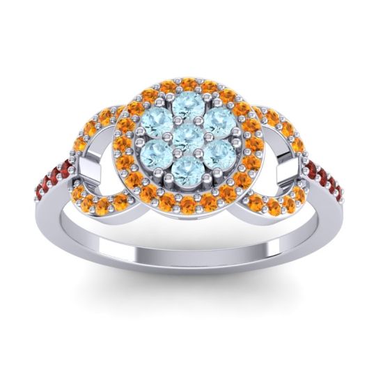 Statement Floral Pave Zirisa Ring