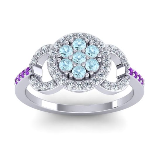 Statement Floral Pave Zirisa Ring