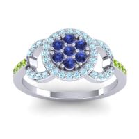 Statement Floral Pave Zirisa Ring