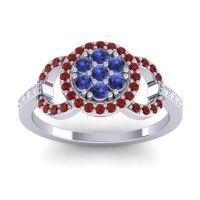 Statement Floral Pave Zirisa Ring