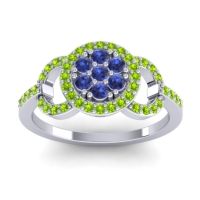 Statement Floral Pave Zirisa Ring