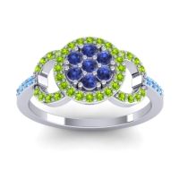 Statement Floral Pave Zirisa Ring