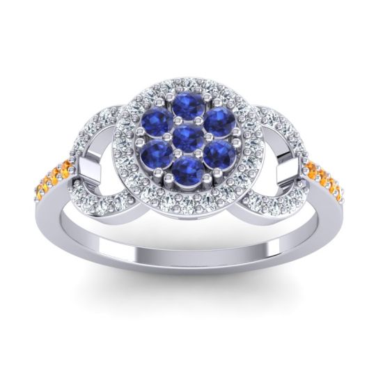 Statement Floral Pave Zirisa Ring
