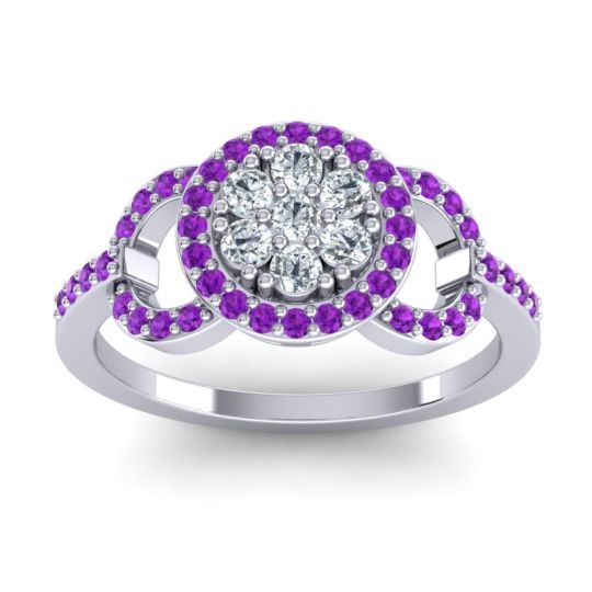 Statement Floral Pave Zirisa Ring