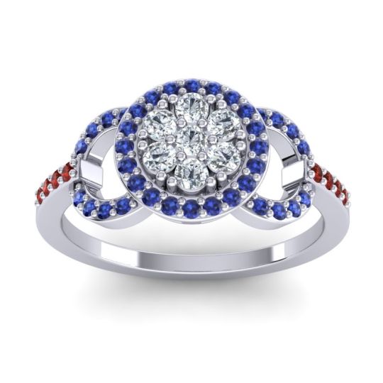 Statement Floral Pave Zirisa Ring