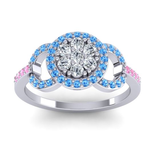 Statement Floral Pave Zirisa Ring