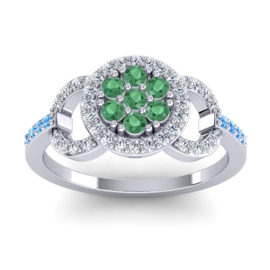 Statement Floral Pave Zirisa Ring