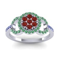 Statement Floral Pave Zirisa Ring