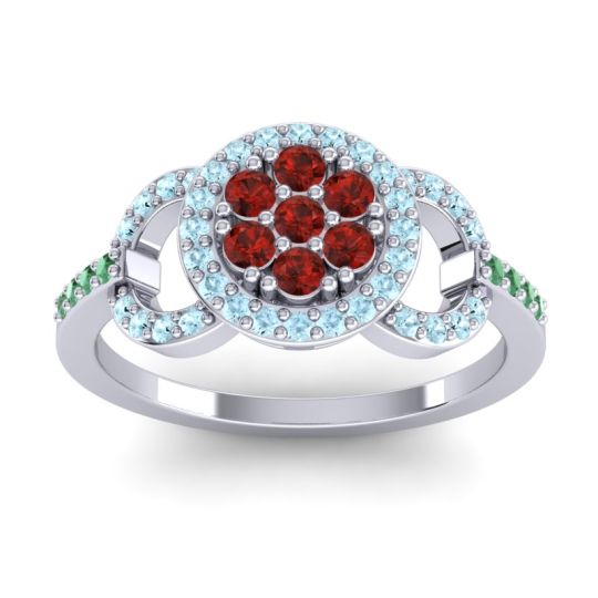 Statement Floral Pave Zirisa Ring