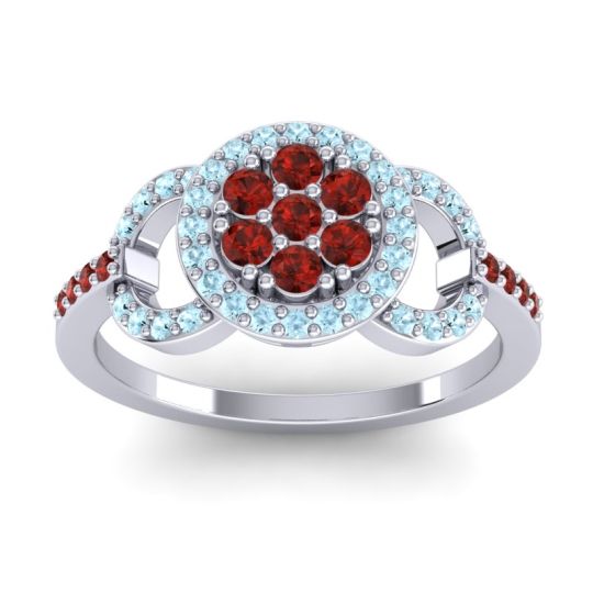 Statement Floral Pave Zirisa Ring