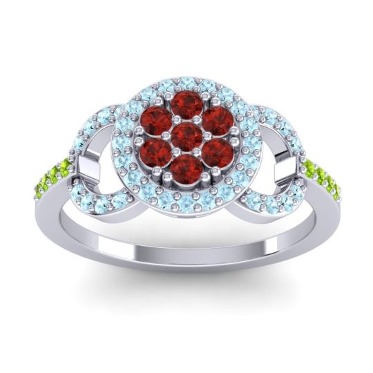 Statement Floral Pave Zirisa Ring