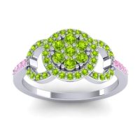 Statement Floral Pave Zirisa Ring