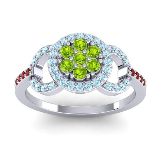 Statement Floral Pave Zirisa Ring