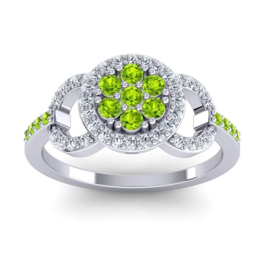 Statement Floral Pave Zirisa Ring