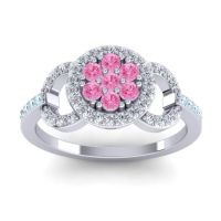 Statement Floral Pave Zirisa Ring