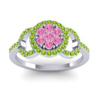 Statement Floral Pave Zirisa Ring