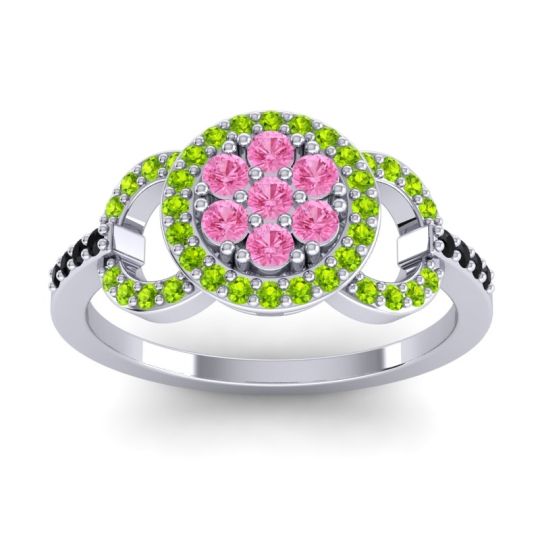 Statement Floral Pave Zirisa Ring