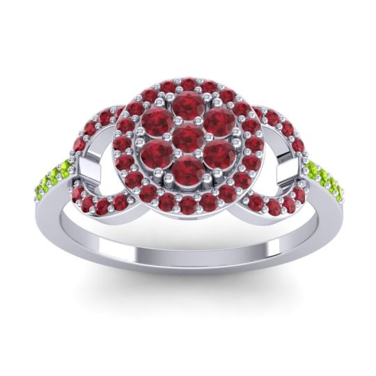 Statement Floral Pave Zirisa Ring