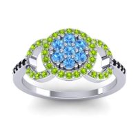Statement Floral Pave Zirisa Ring