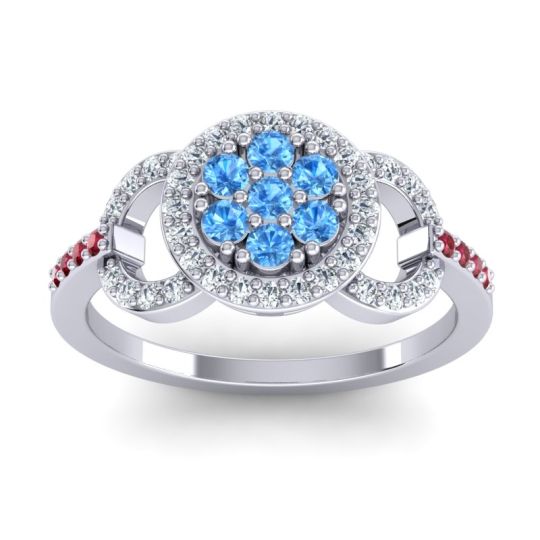 Statement Floral Pave Zirisa Ring