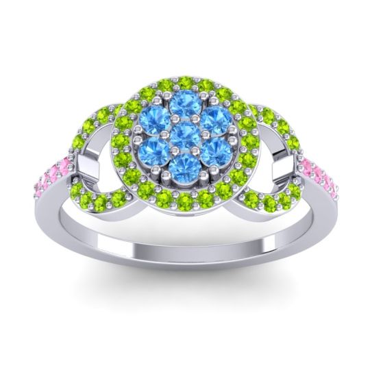 Statement Floral Pave Zirisa Ring