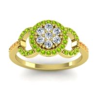 Statement Floral Pave Zirisa Ring
