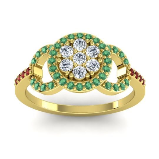 Statement Floral Pave Zirisa Ring