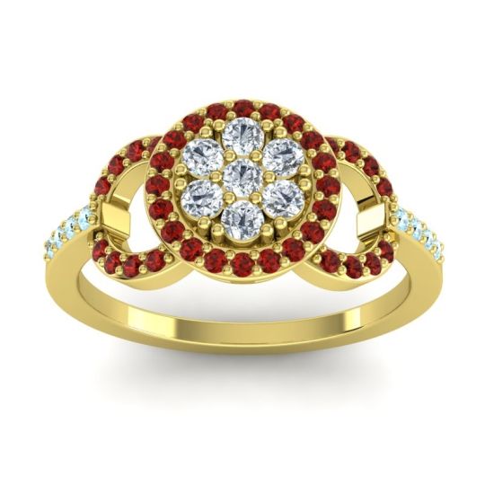 Statement Floral Pave Zirisa Ring