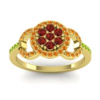 Statement Floral Pave Zirisa Ring