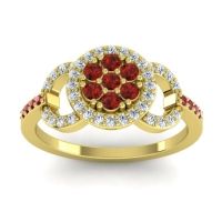 Statement Floral Pave Zirisa Ring