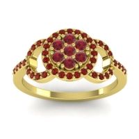 Statement Floral Pave Zirisa Ring