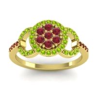 Statement Floral Pave Zirisa Ring