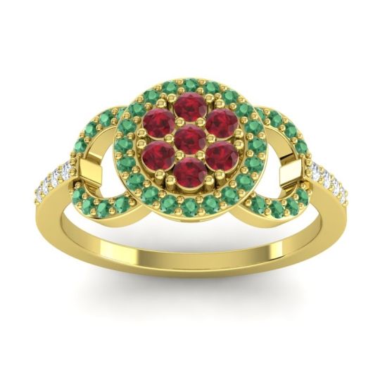 Statement Floral Pave Zirisa Ring