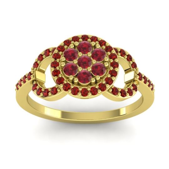 Statement Floral Pave Zirisa Ring