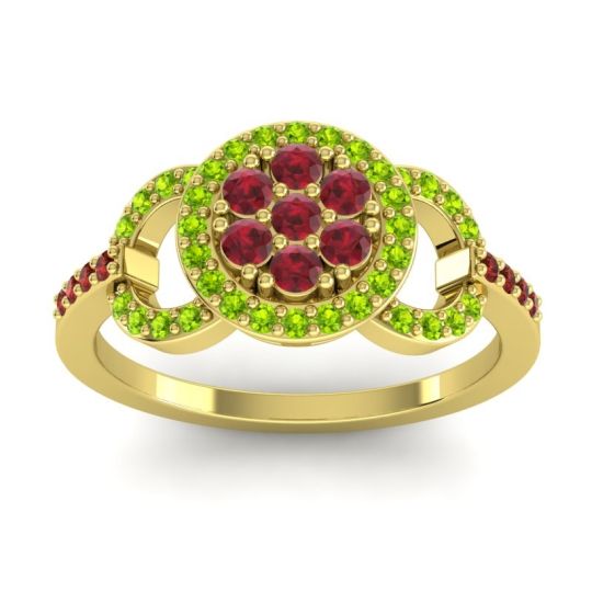 Statement Floral Pave Zirisa Ring
