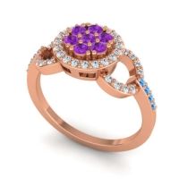 Statement Floral Pave Zirisa Ring