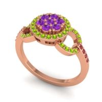 Statement Floral Pave Zirisa Ring