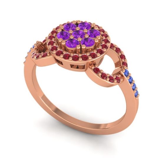 Statement Floral Pave Zirisa Ring