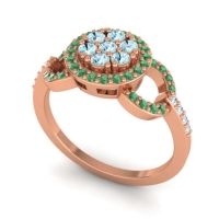 Statement Floral Pave Zirisa Ring