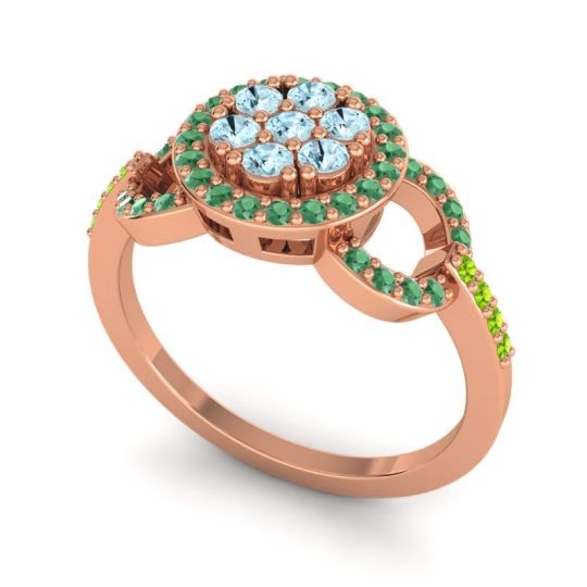 Statement Floral Pave Zirisa Ring