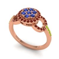 Statement Floral Pave Zirisa Ring
