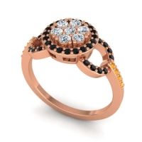 Statement Floral Pave Zirisa Ring